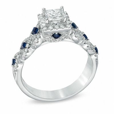 Blue Sapphire Engagement Ring ...